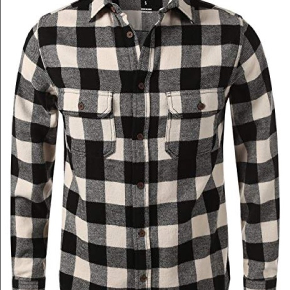 MOSSIMO SUPPLY CO OVERSIZED FLANNEL
